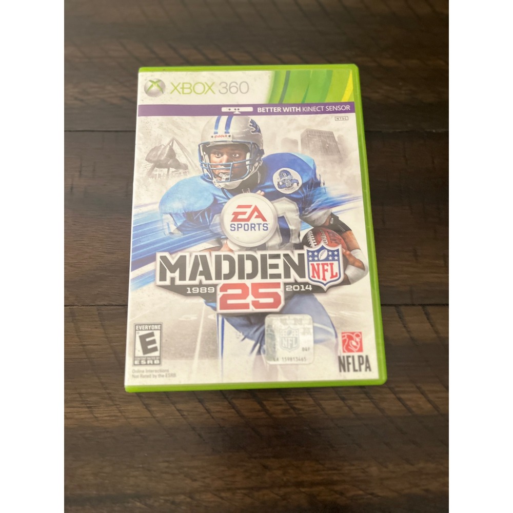 EA Sports Madden NFL 25 Xbox 360 Football Game Barry Sanders Anniversary Edition
